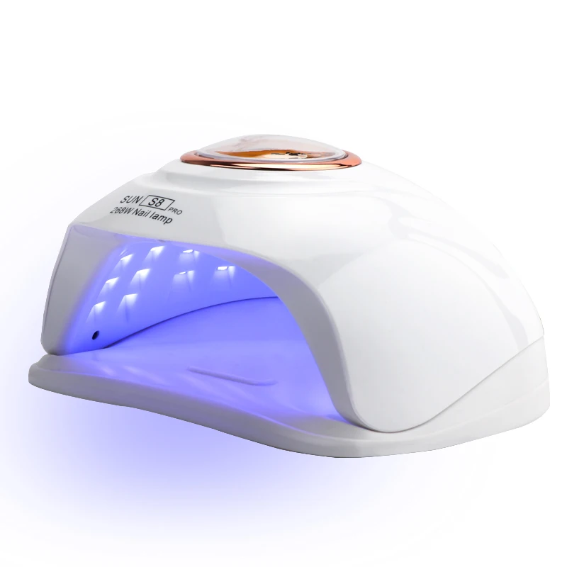 SUN S8 lampada per unghie a LED UV 268W per asciugare l'essiccatore per smalto Gel per unghie con sensore di movimento potente lampada professionale per salone di Manicure