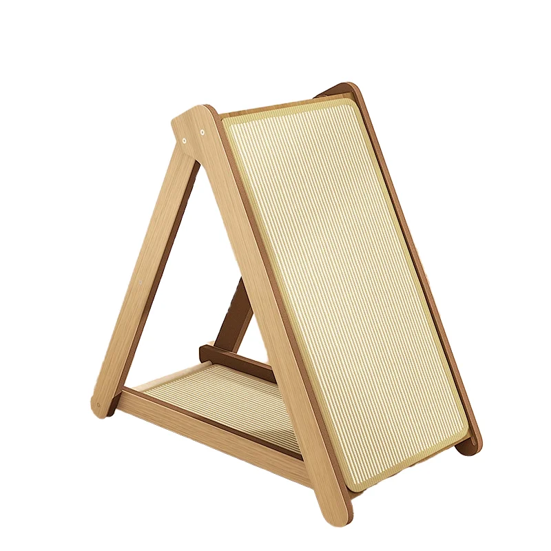 Wholesale Durable Wooden Cat Tree Sisal Climbing Ramp Foldable Cat Scratch Pad Indoor/Outdoor Cat Furniture All Seasons All