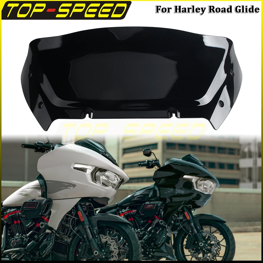 

6inch 9inch Motorcycle Windshield Front Wind Screen For Harley Touring Road Glide FLTRX 117 CVO FLTRXSE FLTRXSTSE 121 2023-2025