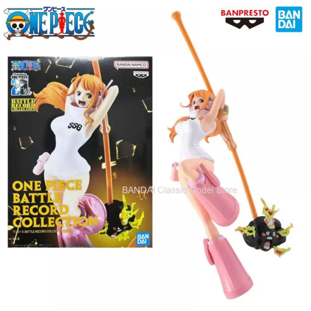 

Original BANDAI Banpresto BATTLE RECORD COLLECTION BRC One Piece Nami Egghead Arc Anime Action Figure Model Toys Gift for Kids