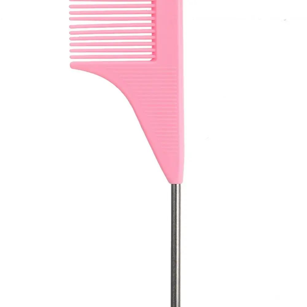 

Anti-static Pointed Tail Hair Styling Comb Fine Tooth Barber Accessories Steel Tip Tail Comb Steel Needle Pin Tip Brush Salon