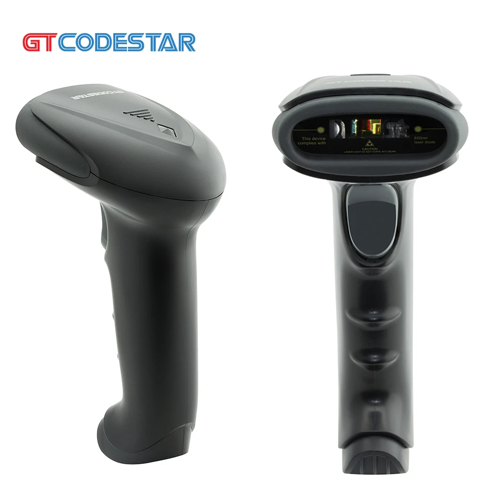 GTCODESTAR High Quality Handheld1D Bar Code Reader Scanner X-600 Barcode Scanning Gun Wireless 2.4G Laser Barcode Scanner