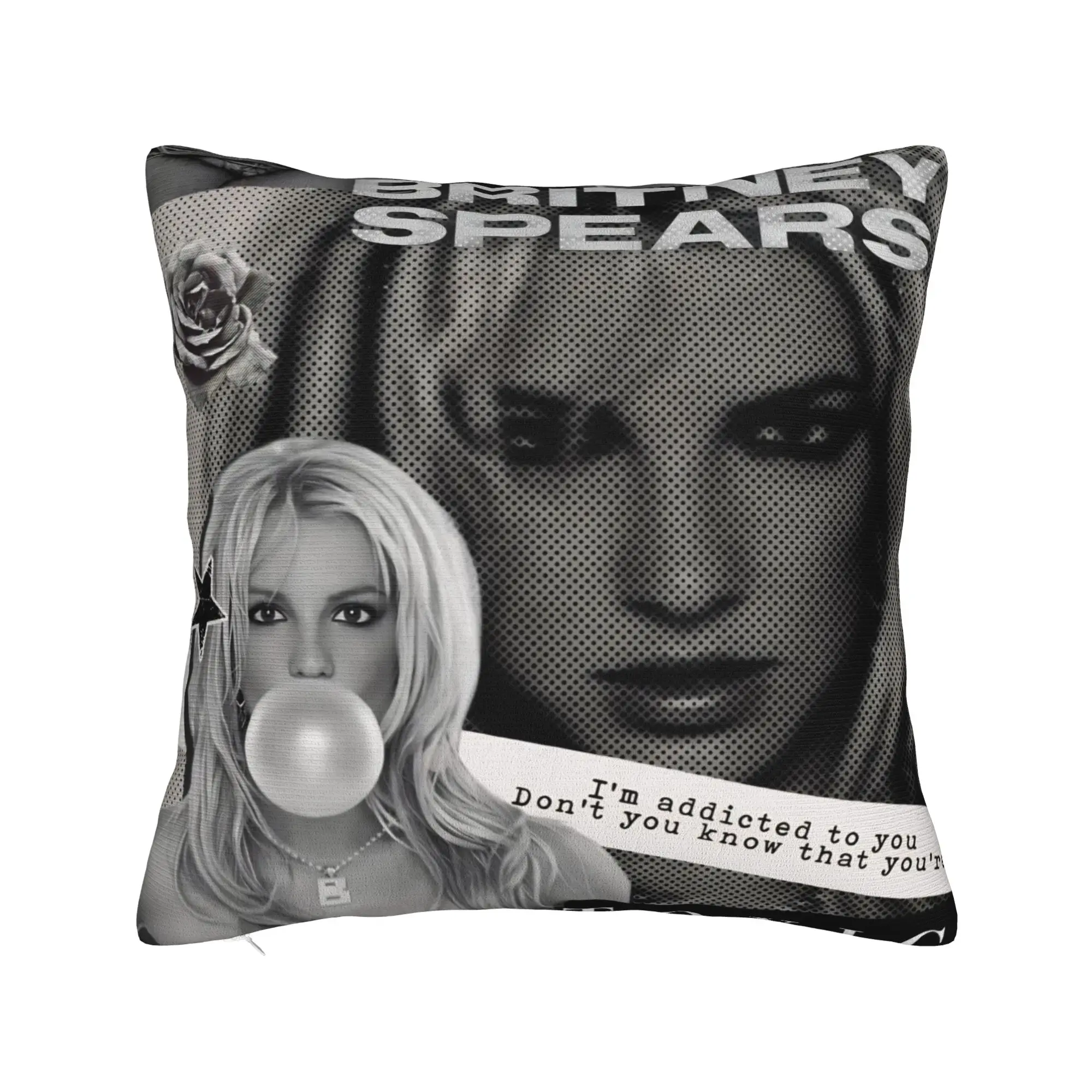 Decorative Pillowcases Singer Britney Spears Accessories Home  Pillow Case Cover Zippered Multi-Size