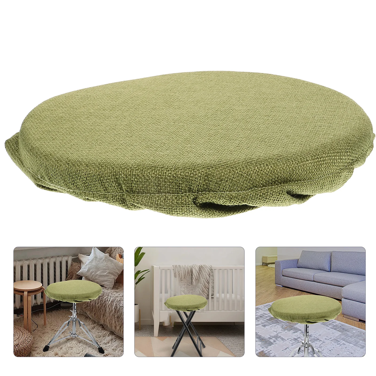 

Folding Stool Cushion Portable Chair Pad Camping Supplies Outdoor Travel Mat Waterproof Oxford Reusable Foldable Stool Seat Pad