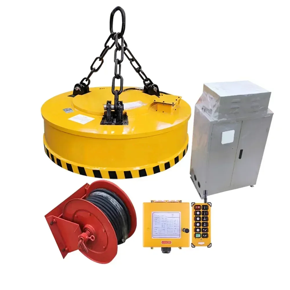 CE Certified 6-38Ton Electromagnetic Chuck Round Electromagnetic Strong Suction Cup Industrial Lift Electromagnetic Chuck