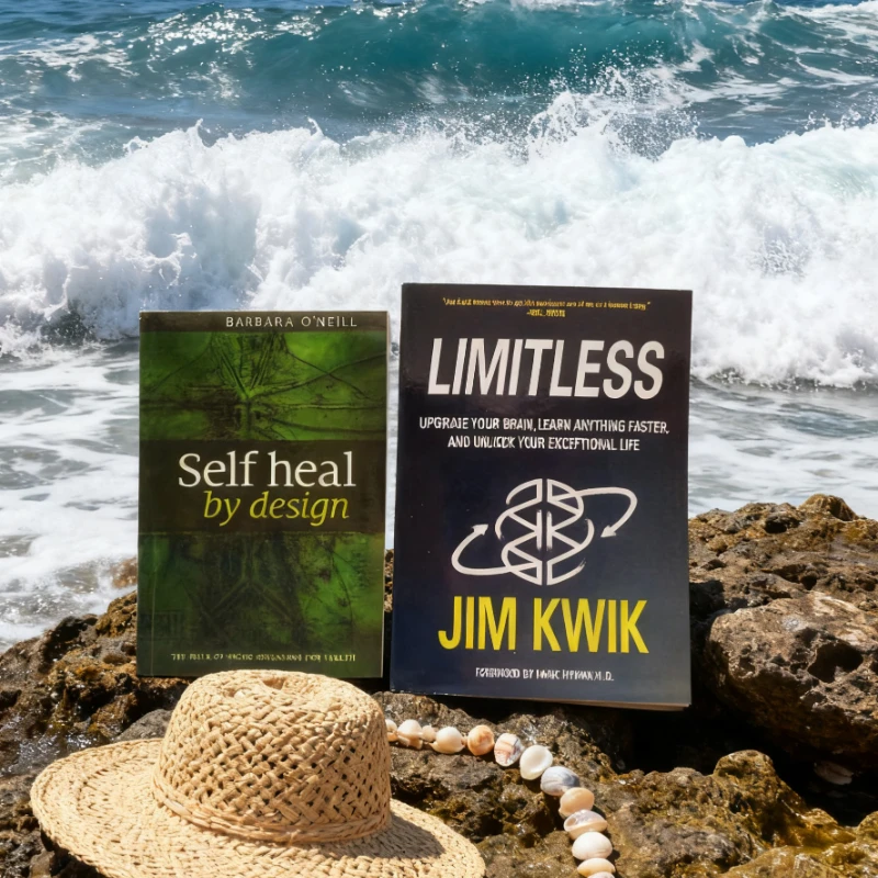 

《Limitless》+《Self Heal by Design》Unlock Your Limitless Mind Design Your Personal Healing System for Total Potential Great Book