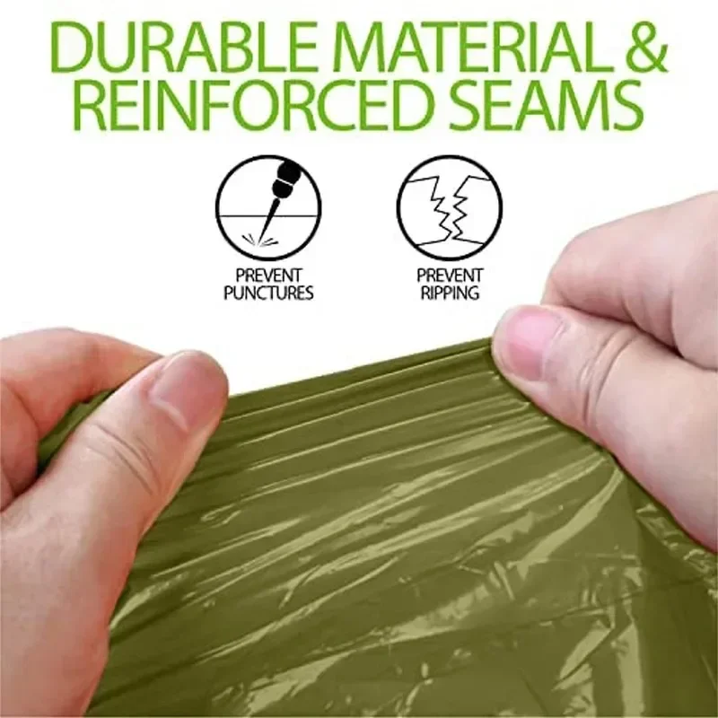 1Pc/2Pcs Emergency Rain Poncho Thermal Blanket Aluminum Foil Survival Gear Waterproof Hooded Raincoat for Camping Hiking 2Colors