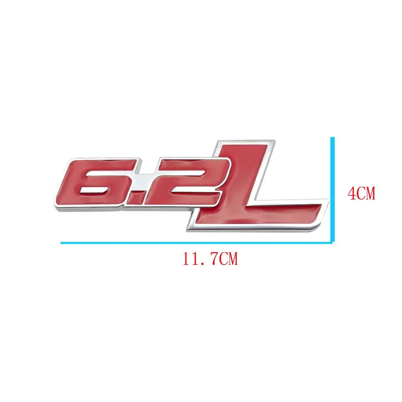 ثلاثية الأبعاد سيارة معدنية التصميم ملصقات شعار جذع شارة مائي ل C7 كامارو 2011-2015 6.2 L F150 6.2L اكسسوارات السيارات