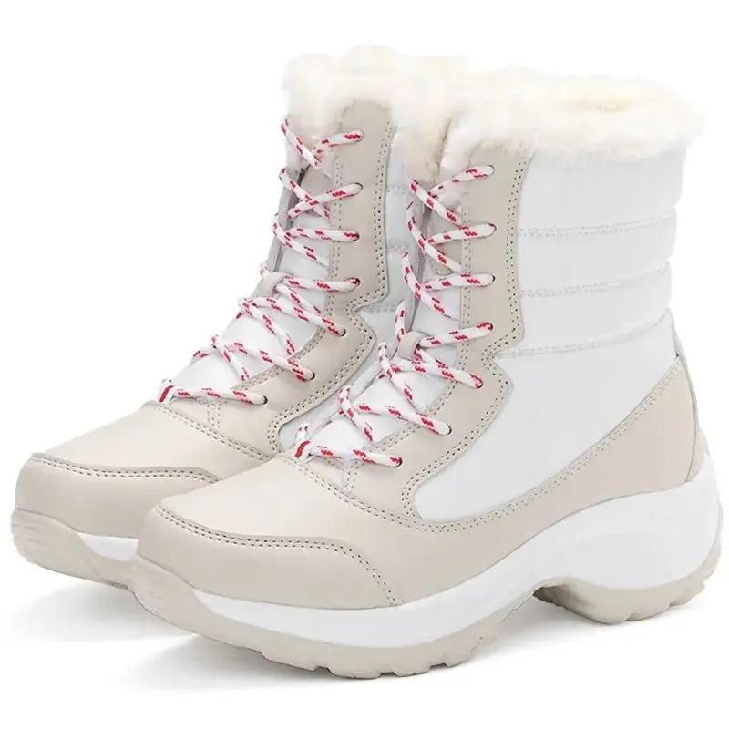 

Lightweight Women's Ankle Boots Platform Shoes Fashionable Short Tube Flat Heel Spring Autumn Season PU Inner Lined EVA Made