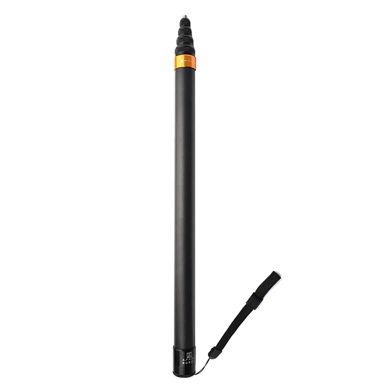 

Carbon Fiber Invisible Extendable Edition Selfie Stick For Insta360 ONE X2 / ONE / ONE R Action Camera Accessories-HDL