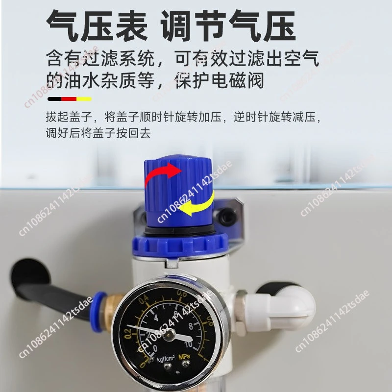 Small heat transfer machine Pneumatic ironing machine Chest label collar heat transfer machine T-shirt clothing