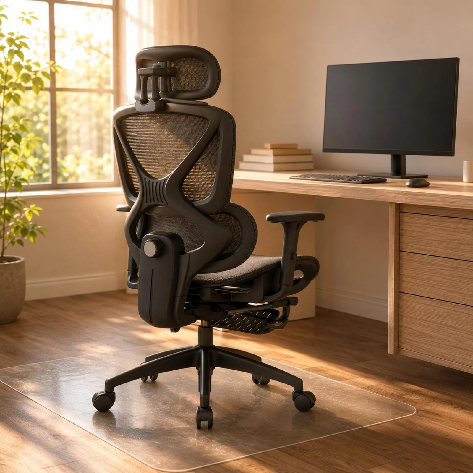 메쉬 사무용 의자, 하이백 리클라이닝 인체공학적 작업  - Office Furniture Commercial 리뷰 및 가격