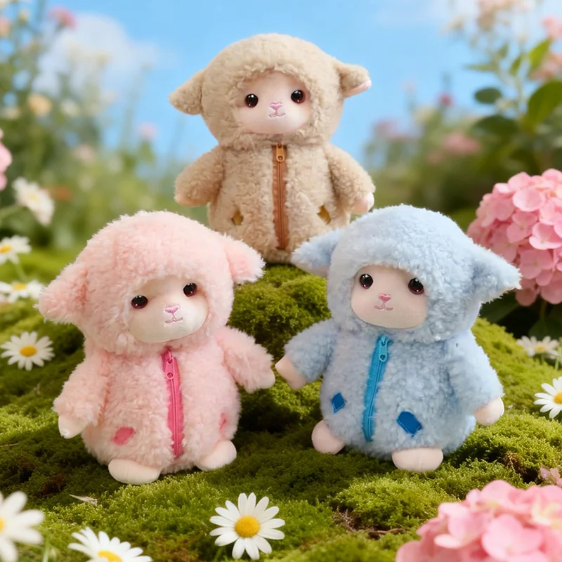 Cartoon Clothing Animal Series Penguin Lamb Soft Toys Baby Comforting Figurine Christmas Halloween Gifts for Baby Home Decor view 6