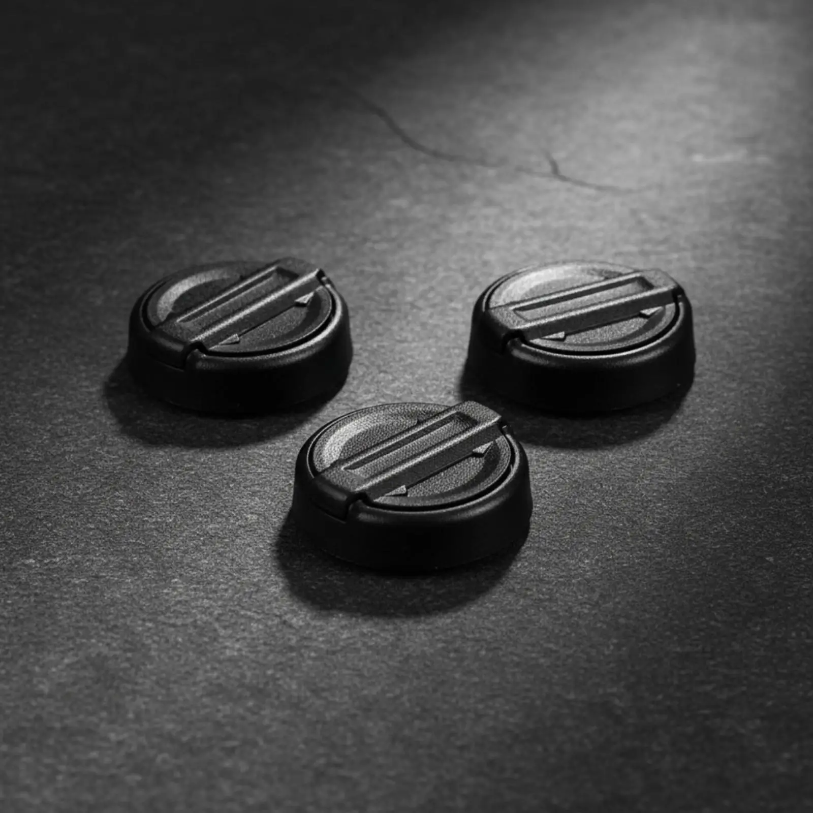 3 Pieces Press-Fit Keyhole Cover Robust Lock Rosette Modern for off-Roaders