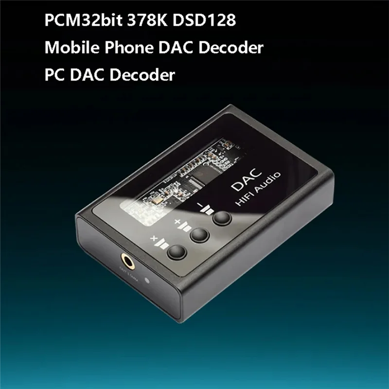 HIFI Mobile Phone Decoder Fever-Grade Audio DAC Headphone Amplifier MAX97220USB Asynchronous Es9018 Metal