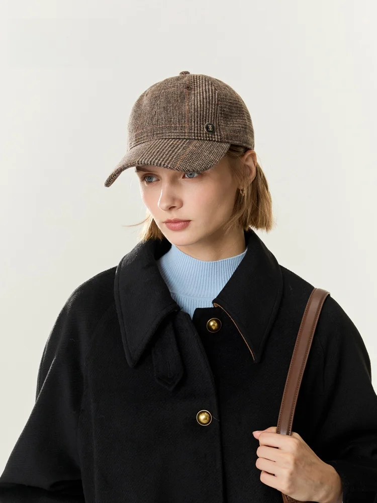 elle-vintage-gorra-de-beisbol-a-cuadros-para-mujer-otono-invierno-al-aire-libre-faion-versatil-gran-circunferencia-cara-adelgazante-sombrero-dubill
