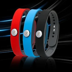 Silicone Sports Bracelets Wristband Negative Ion Wrist Strap Adjustable Men Woman Couple Bracelet Versatile Fashion Jewelry
