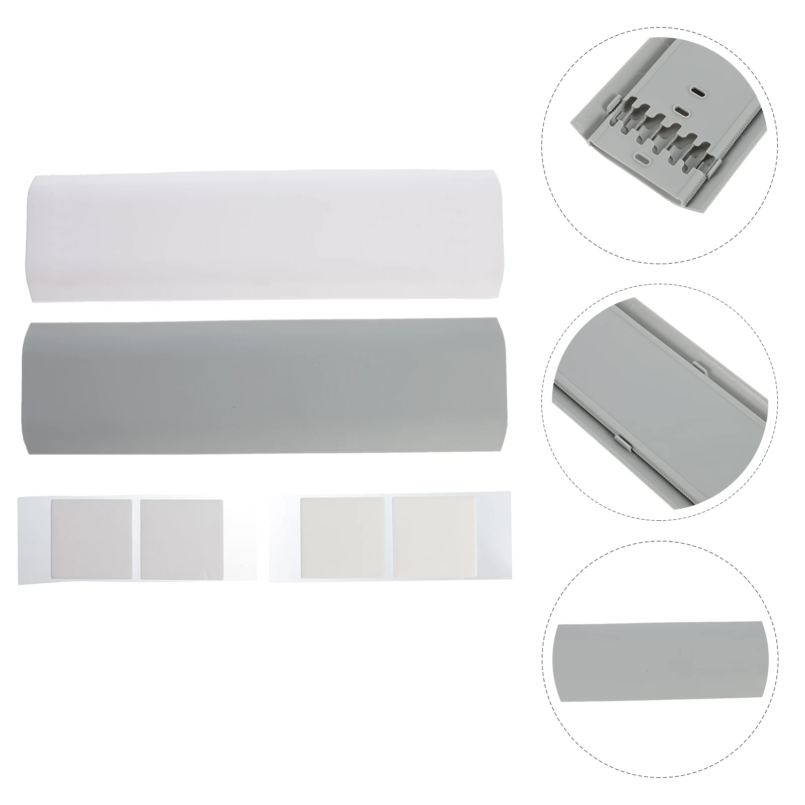 

6pcs Wall Cable Wall Wire Harness Tube Wire Storage Network Cable Storage Tube Clip For Office Home