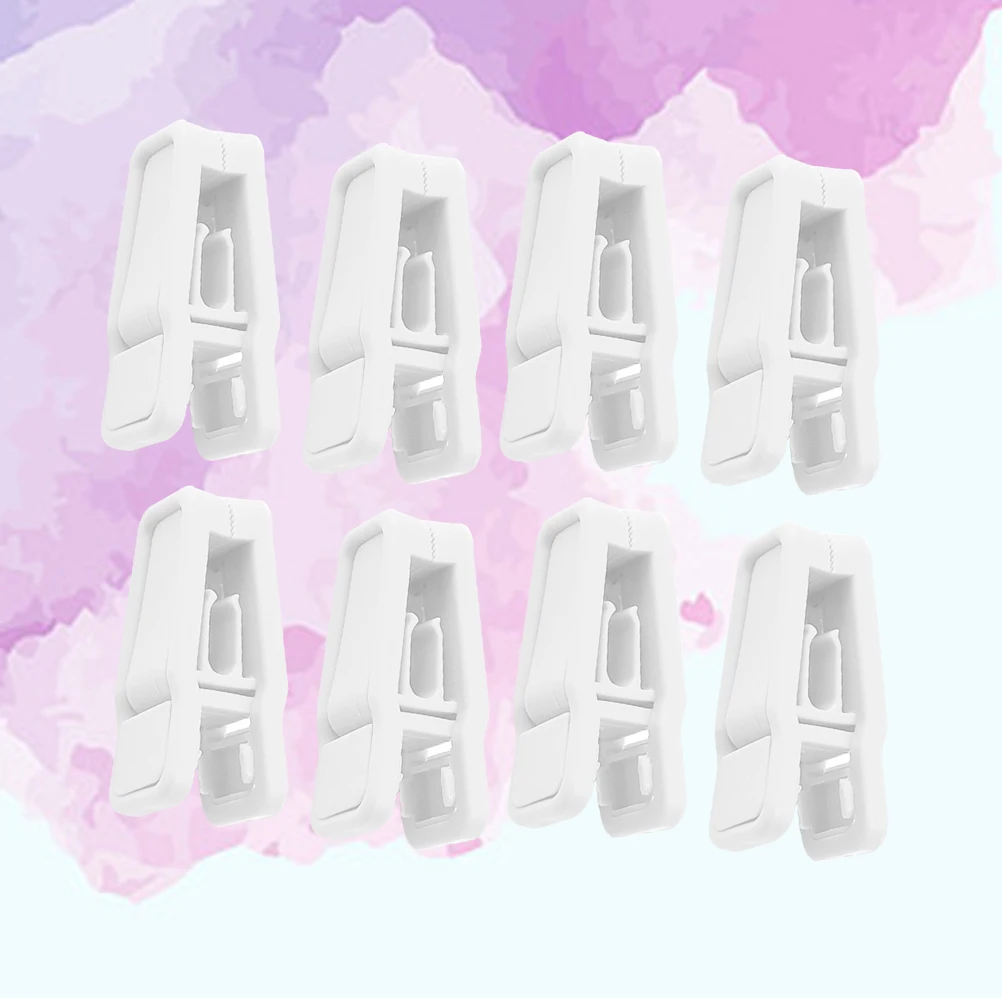 

30pcs Clothes Clips for Drying Clothesline Towel Laundry Pegs Multi-Use Utility Strong Hard Plastic Serrated Jaws Home Kitchen