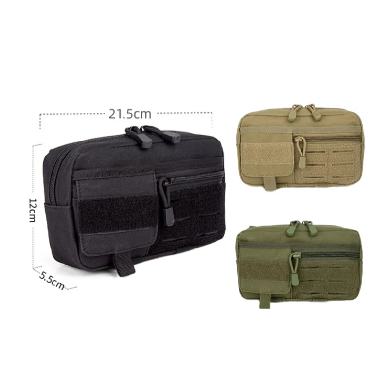 Taktische MOLLE EDC-Tasche 600D Utility Nylon Wasserabweisende Admin-Tasche Organizer für Outdoor Wandern Camping Jagd Sport