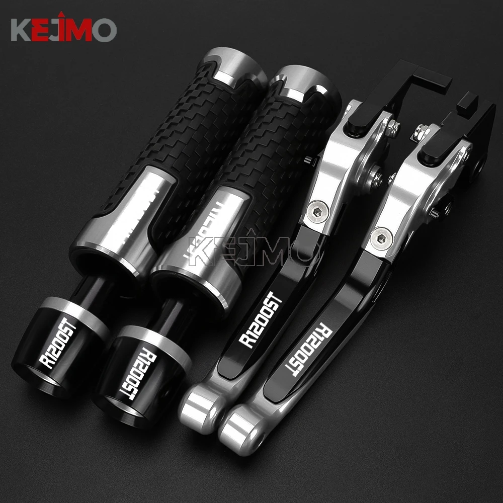 

FOR BMW R1200ST R1200 ST 2005 2006 2007 2008 CNC Motorcycles Handlebar Hand Grips Handle Bar End Cover Brake Clutch Levers Ends