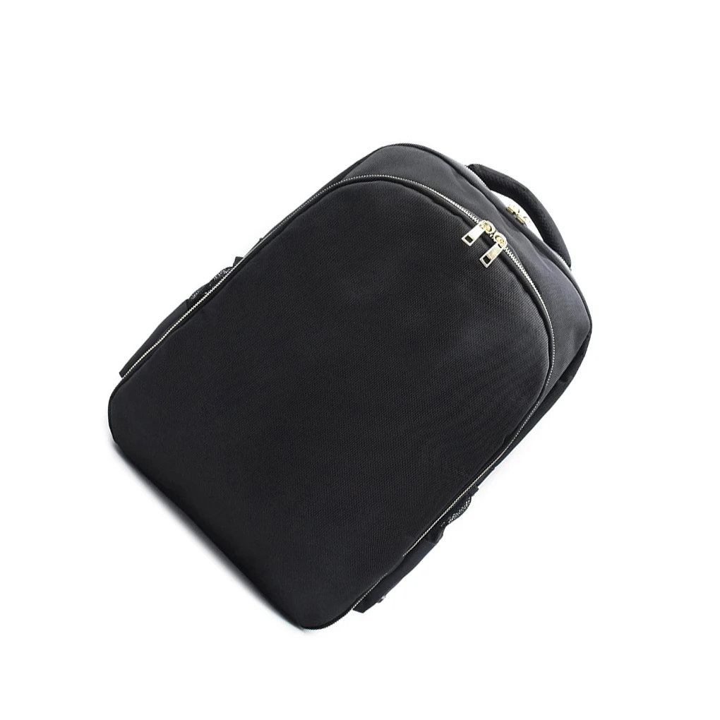 

Barbers Backpack Hairdresser Clippers Scissors Shoulders Bag Tool Organizer Oxford Black Hairstylist Carrying Case