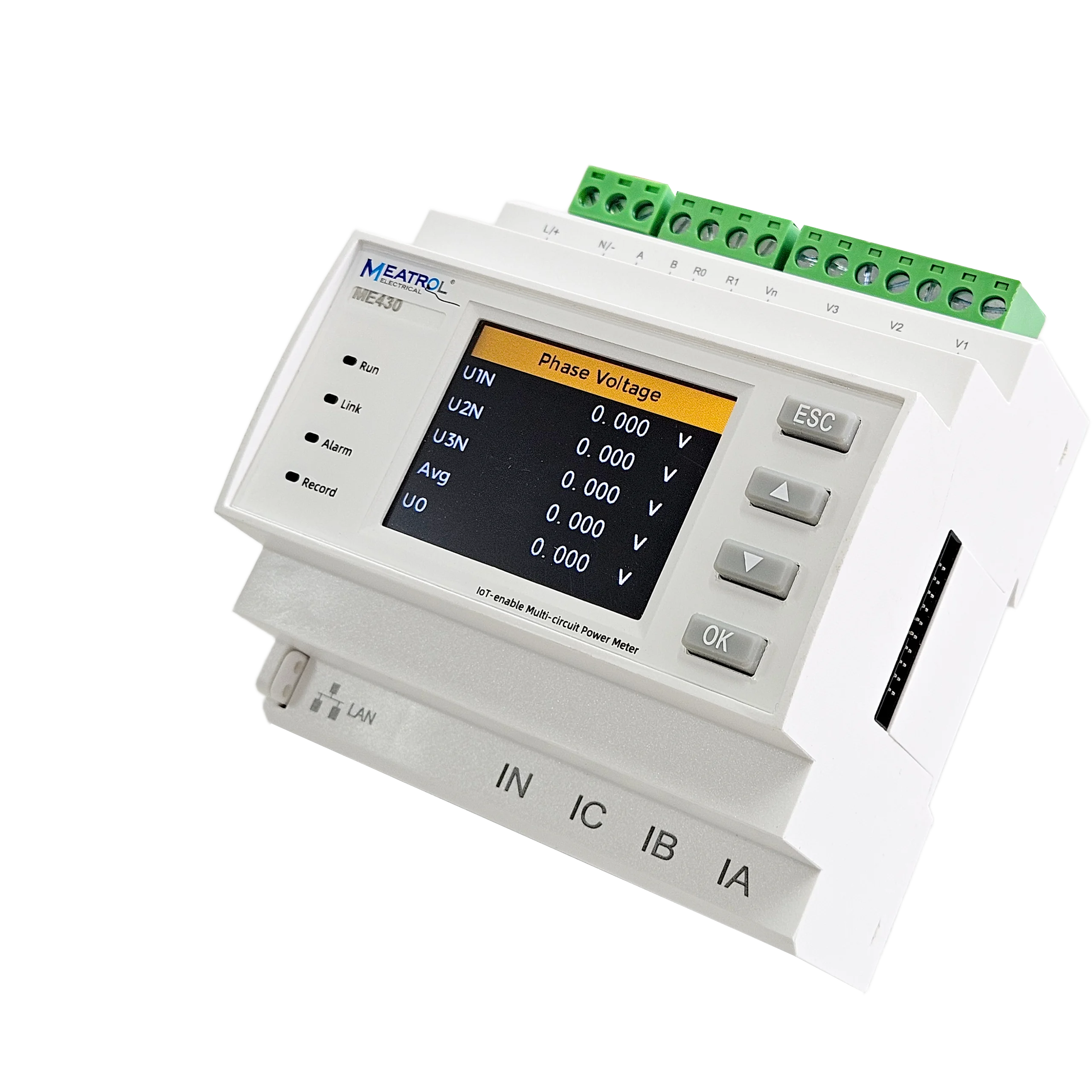 ME430 Power Data Recorder  Built in FTP Server with Admin/User Name and Password Configurable