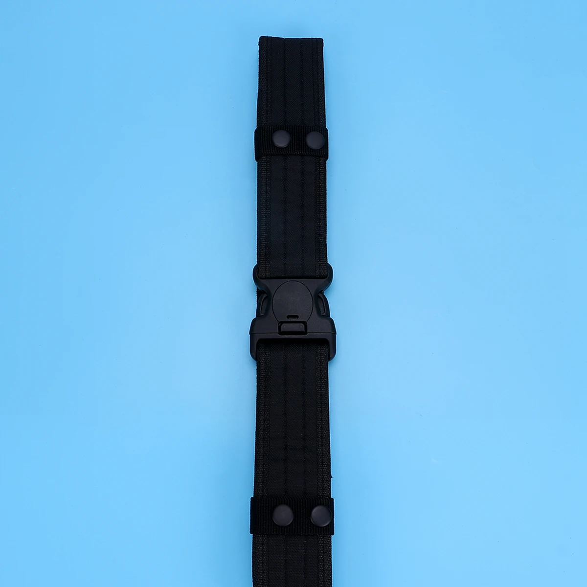 Cinturón Cinturones al aire libre para hombres Rigging Canvas Negro Estudiante