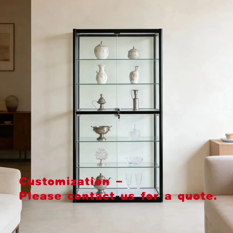 

custom.-new Commercial Transparent Glass Display Cabinet with Large Capacity, Special Store Display