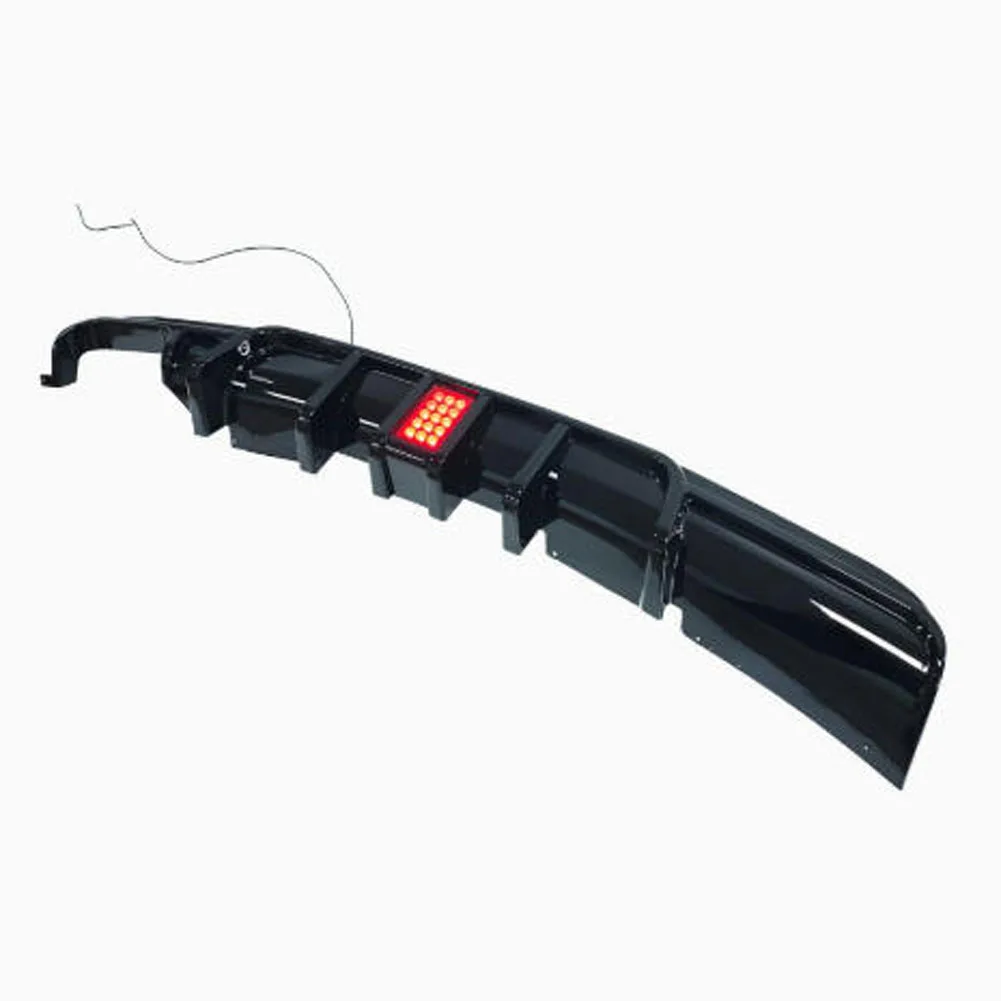 MP Style Rear Bumper Lip Rear Diffuser For BMW 3 Series E46 320i 320ci 325i 325ci 330i 330ci M-Sport 1998-2006 ABS Black Tuning