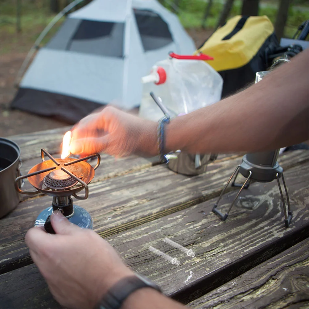 

10Pcs Glass Tubes for Oil Lamps Versatile Compatibility Lanterns Replacement Parts for Home Decor