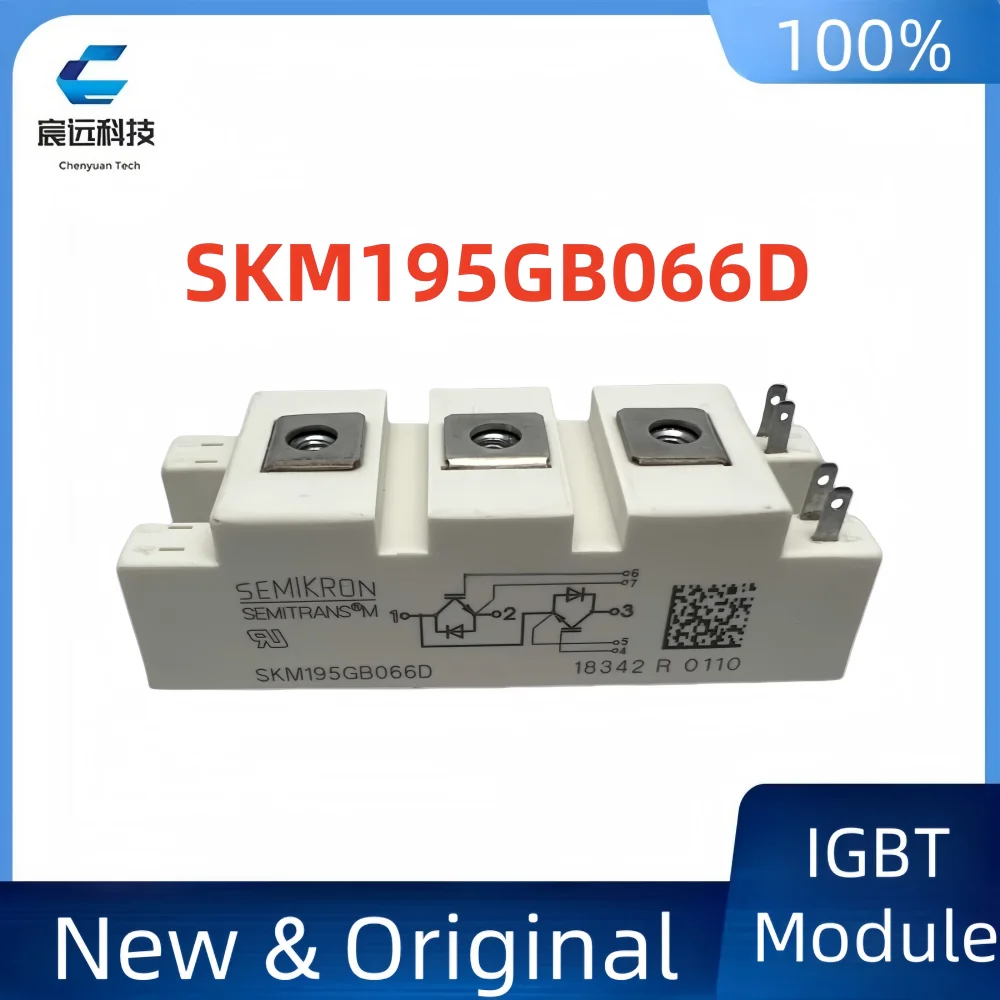 SKM195GB066D 오리지널 IGBT 전원 모듈, 세미 크론 다이오드 사이리스터 IGBT 모듈, SKM 195GB066D, SKM195GB066D, 신제품