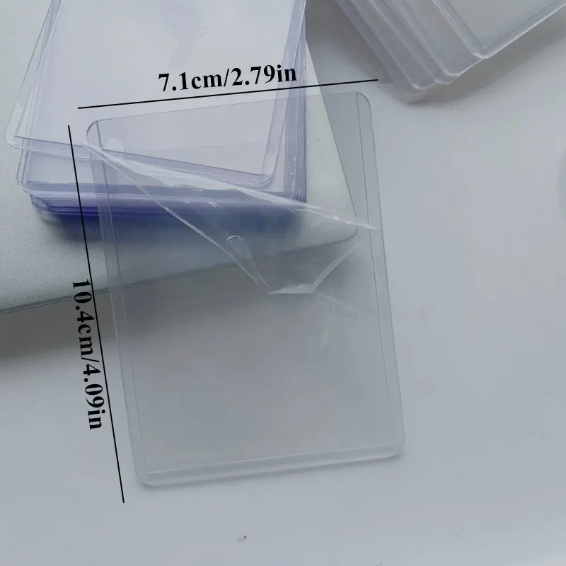 1Pc Transparente Toploader Ídolo Coreano Photocard Mangas Claro Anti-risco 3 Polegada PVC Diy Gaming Trading Card Colete Titular