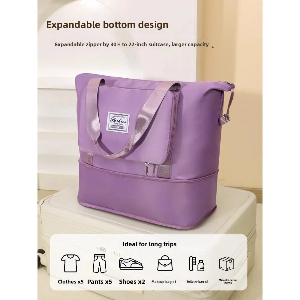 

Large Capacity Portable Folding Travel Bag Fitness Swimming Bag Business Trip Luggage Bag Storage Organizer Maternity Bag