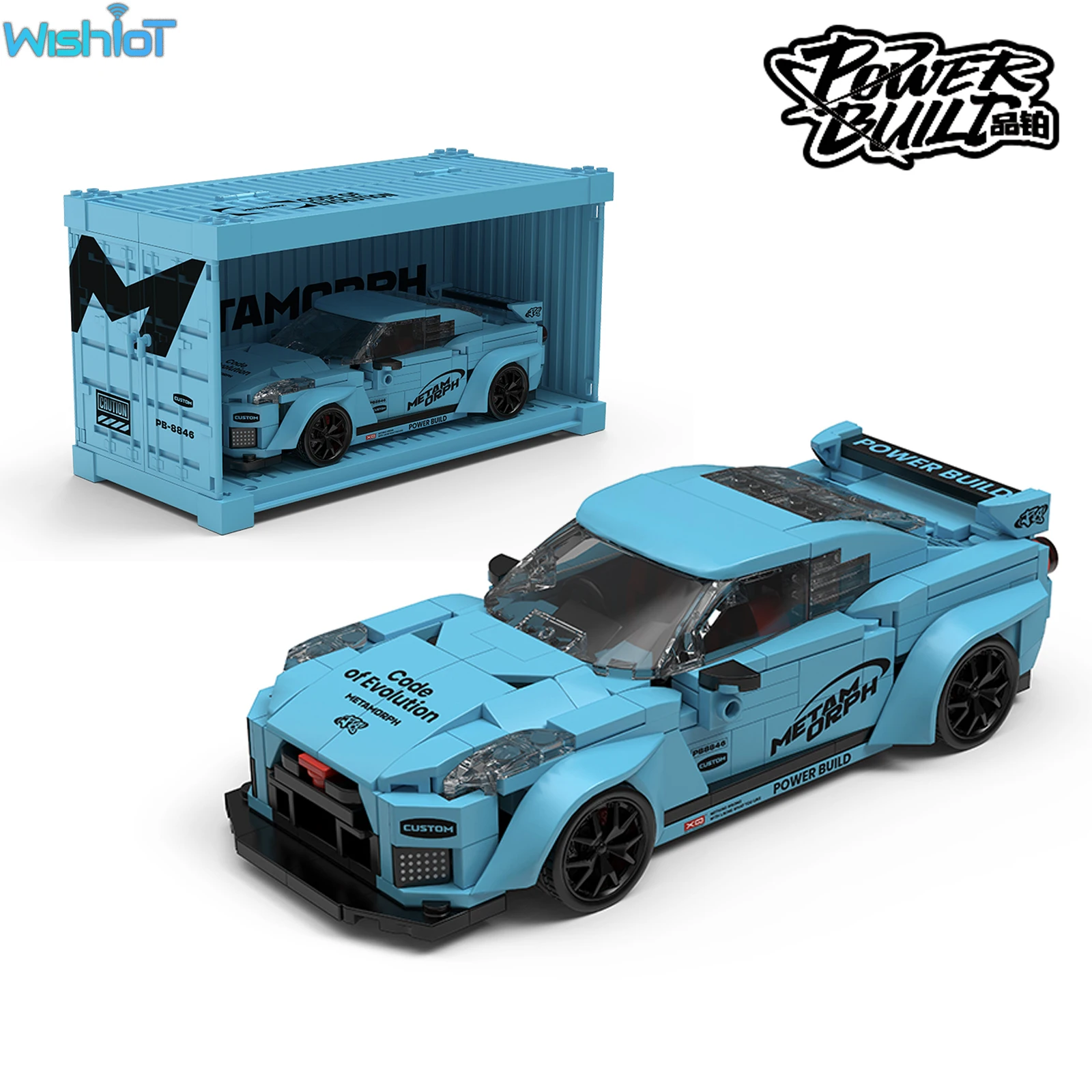 

PB8846 1:32 классическая модель спортивного автомобиля, мини-гоночный автомобиль, трек, легенда, строительные блоки, украшения, коллекционные игрушки для мальчиков, креативные подарки