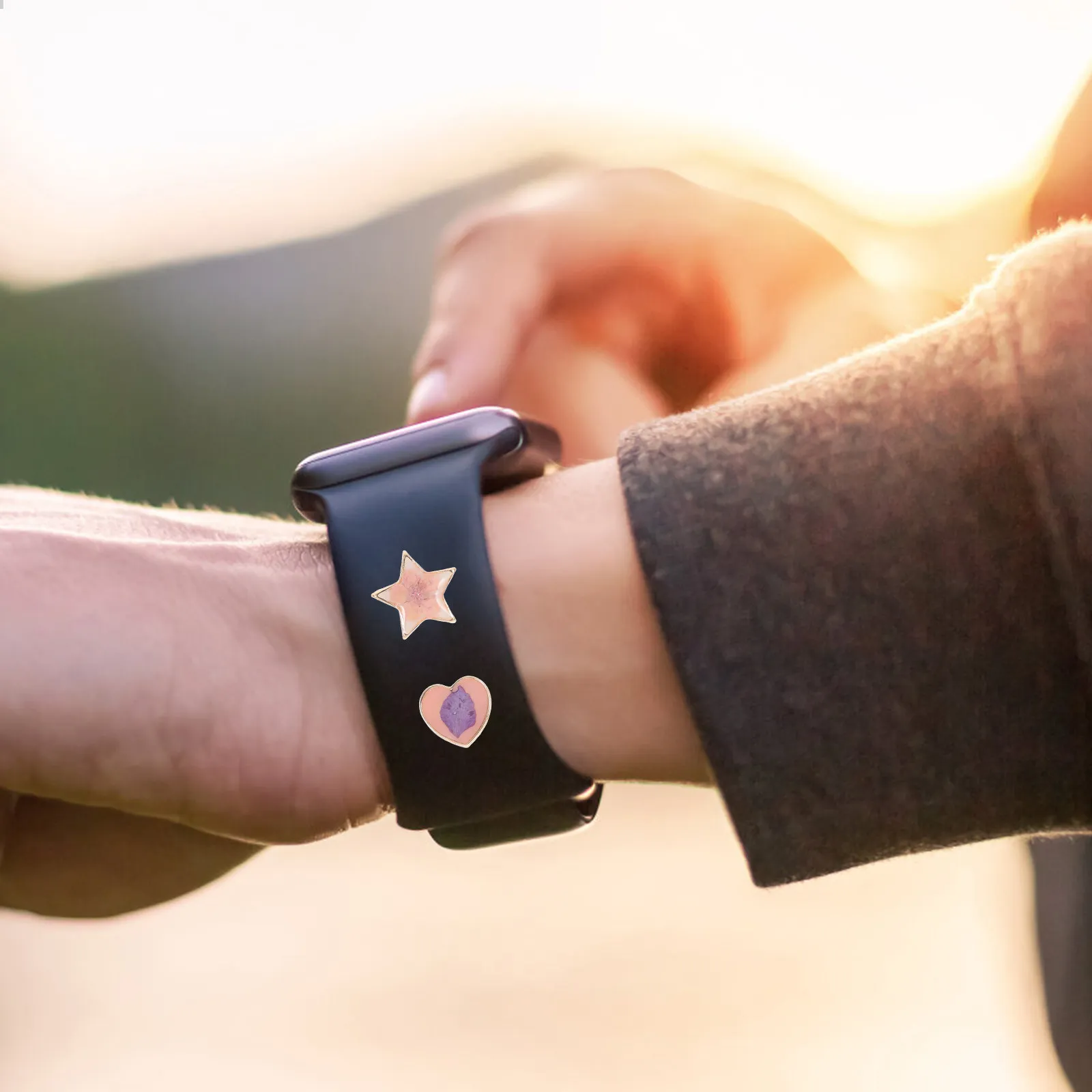 3Pcs Smartwatch Wear-Resistant Watchband Nails Decorative Delicate Watchband Charms Small Watch Supply Accessory
