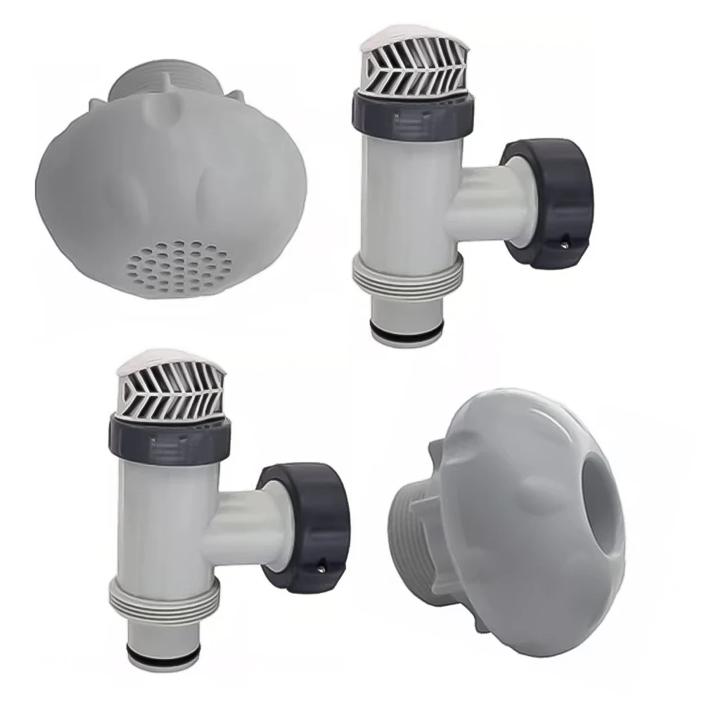 Robusta valvola a stantuffo per piscine compatibile con i modelli fuori terra 28633EG e 28635EG Include raccordi richiesti per la configurazione