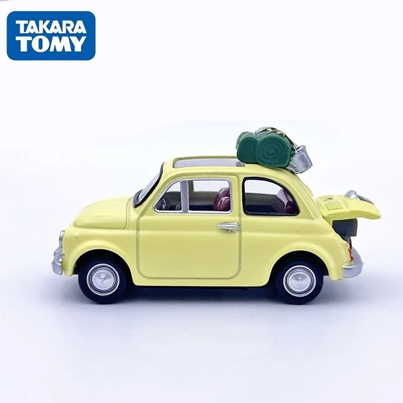 TAKARA TOMY TPU05 Lupin III Fiat 500 Limited Edition Diecast Car Model Collectible Toy Christmas gifts for children