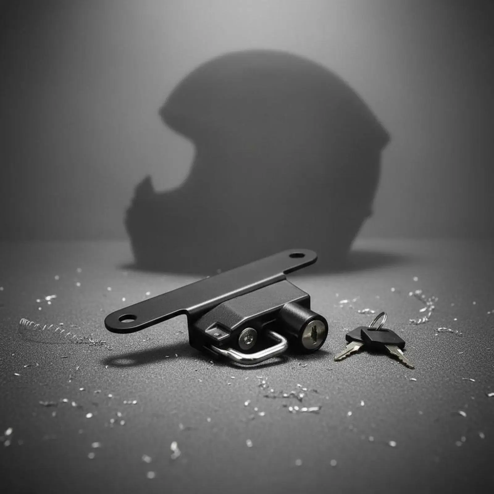 Bike Helmet Lock Anti-theft Aluminum Alloy Keyed Lock Motorcycle Accessory for R1300GS 2023 2024 2025 Parking