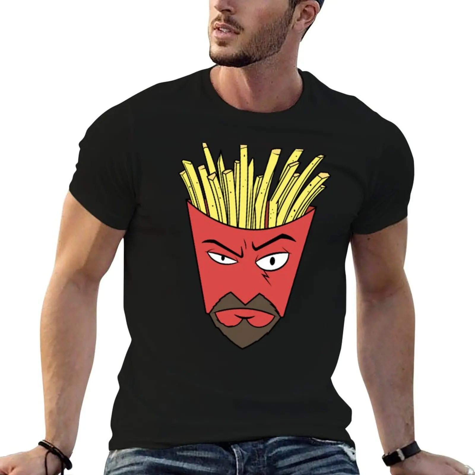 

Aqua Teen Hunger Force T-Shirt anime tshirt black cotton t-shirt plain for man package T-Shirt