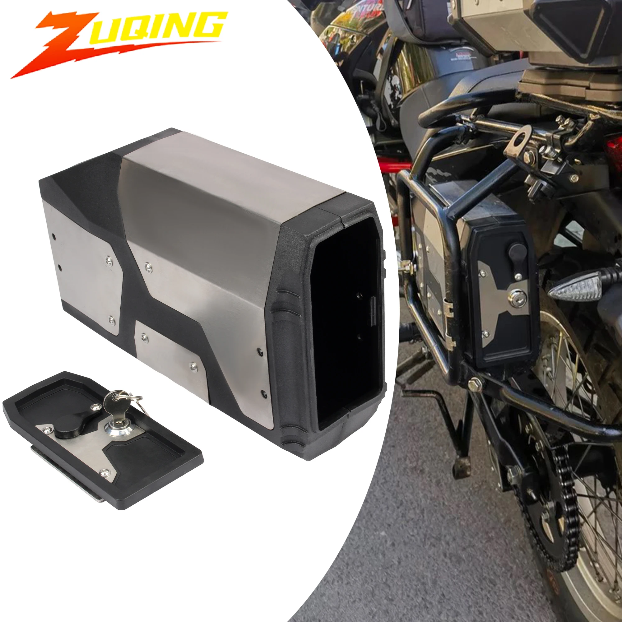 

For BMW R1250GS R1200GS LC ADV R 1250 1200 GS F750GS F800GS F850GS Motorcycle 4.2L Tool Box Side Shelf Storage Box Accessories