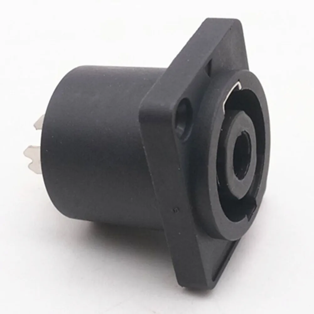 5pcs/lot 4 Pin Speakon Female Jack Socket Connector Audio Loudspeaker Amplifier Converter for PA Amplifier Cable