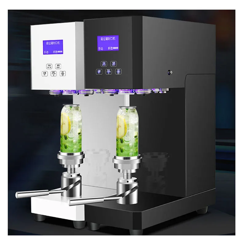 Commercial Semi-automatic Sealing Machine Can  Milk Tea Shop  Tinplate Beer  Beverage 220v/110v