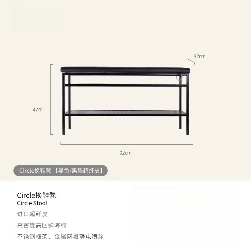 البساطة الحديثة، منزل فاخر خفيف، وسادة مقعد حقيبة ناعمة عند الباب، مقعد الأحذية، رف الأحذية بجانب السرير الشمالي #5