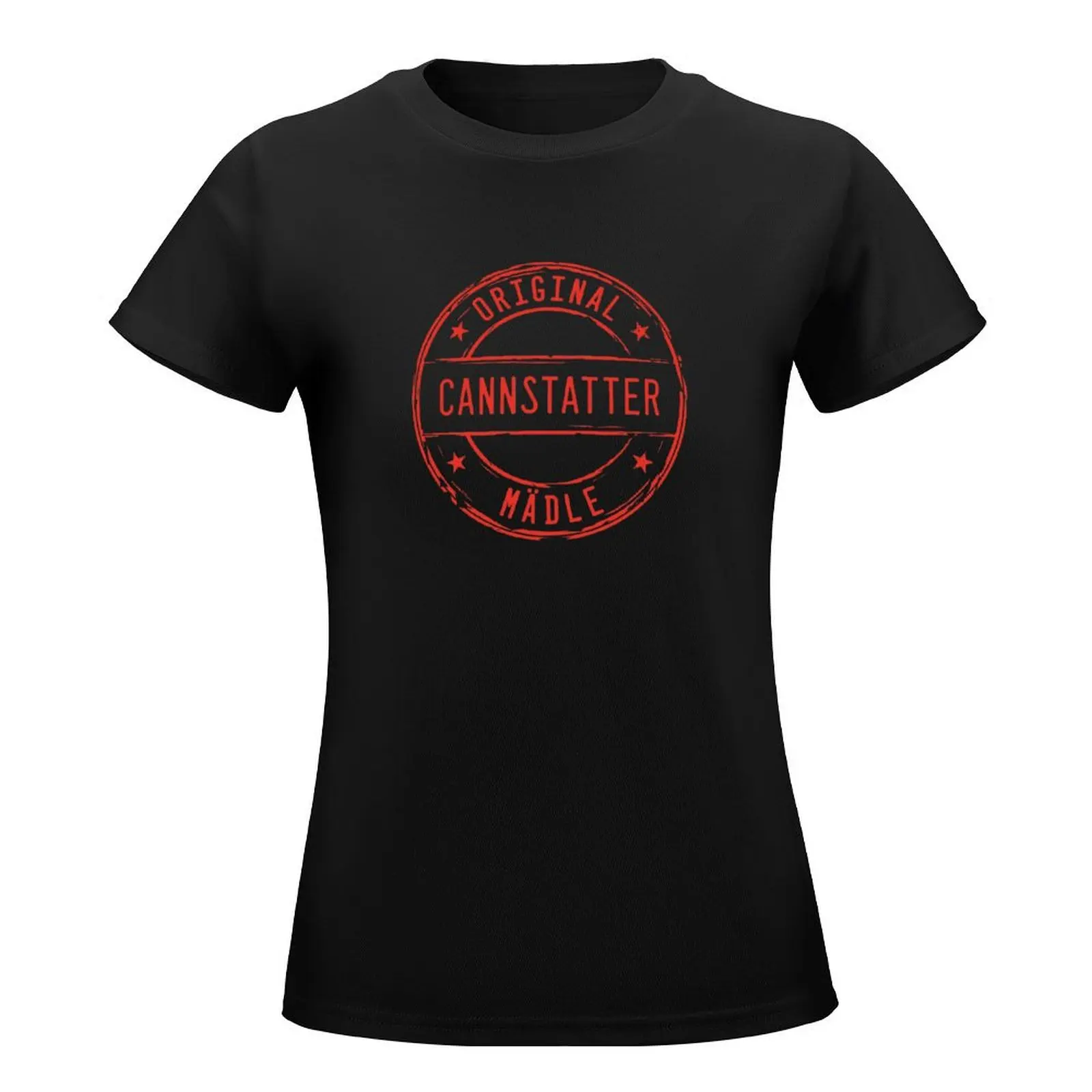 Bad Cannstatt Stuttgart M?dchen M?dle stamp T-Shirt sweat Female clothing Women t-shirts