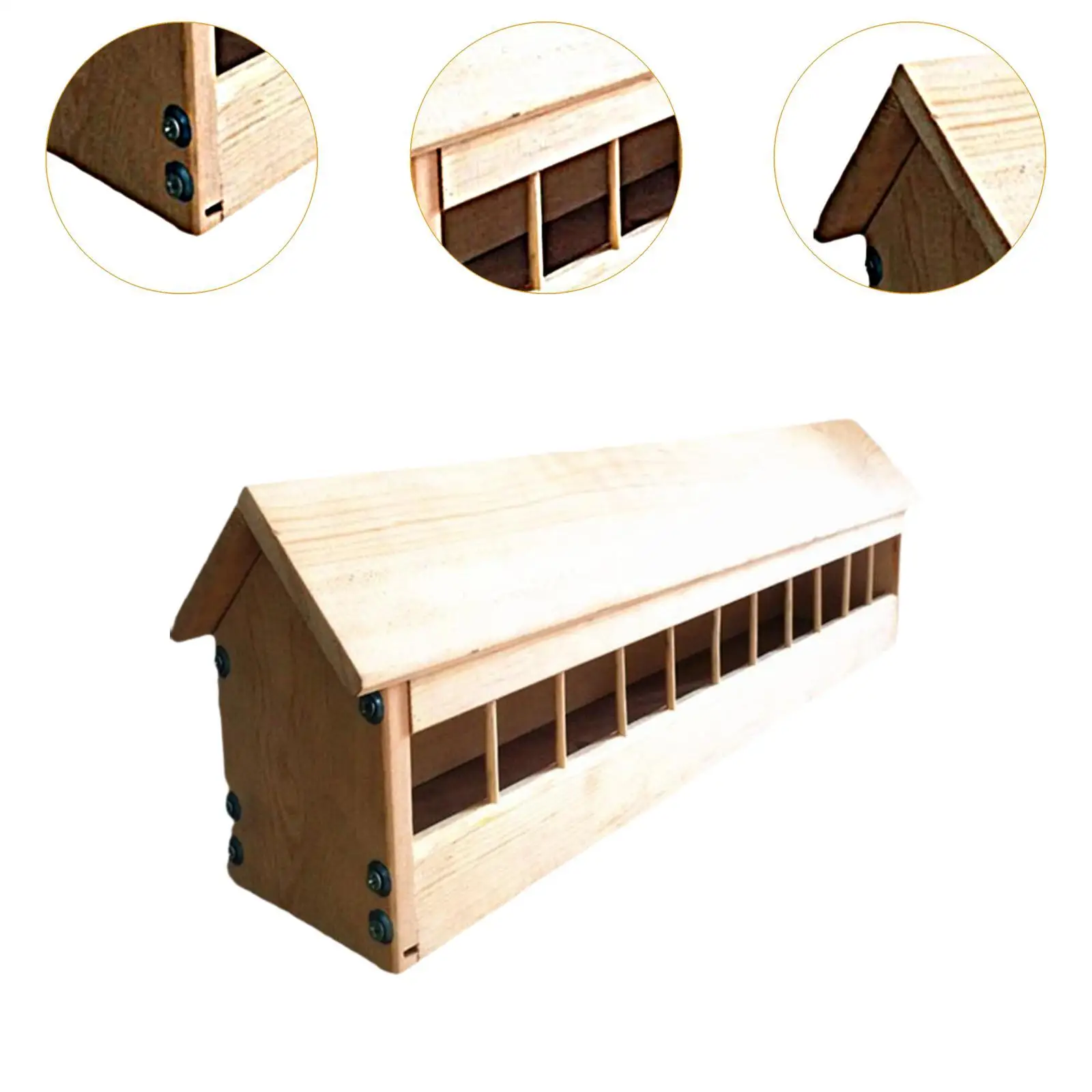 Duiven Feeder Trog Slot Container Kip Feeder voor eendjes Duiven