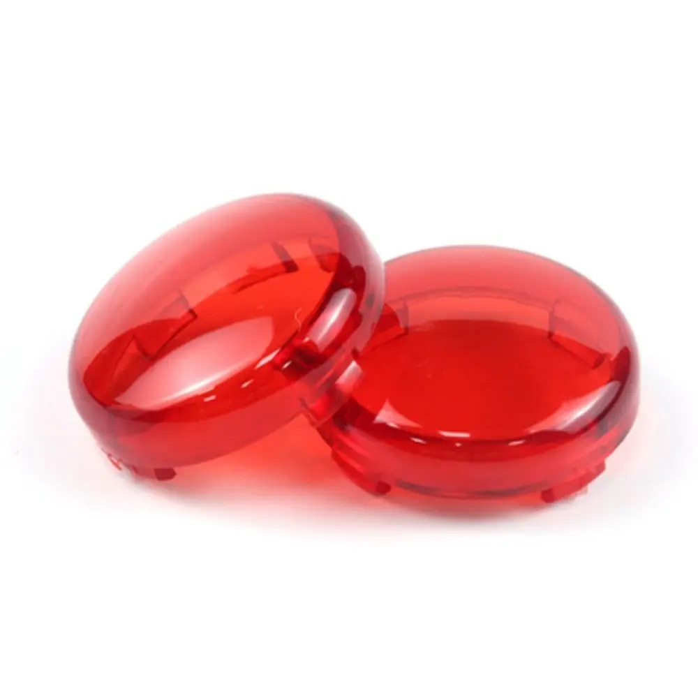 Round Shape Motorcycle Indicator Lens Light Caps Kit Set Turn Signal Light Caps Lens Covers Indicator Lens Cover for For Harley