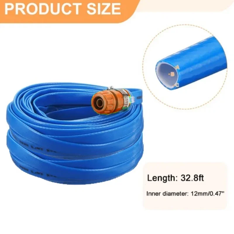 1 مجموعات متنقل 5 متر الغذاء الصف خرطوم التيار الكهربائي محول المياه أطقم ل Aquaroll الدلو رولي بولي RV قافلة الملحقات #4