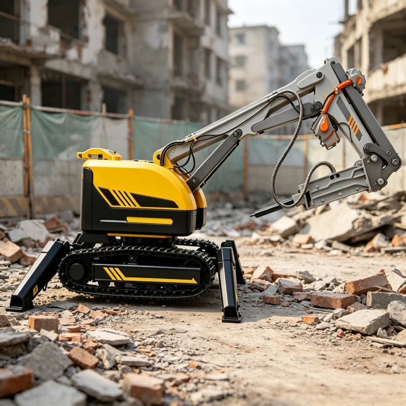 Remote Control Demolition Robot Hydraulic Breaker Machine for Concrete Slab Wall Floor and Structural Removal