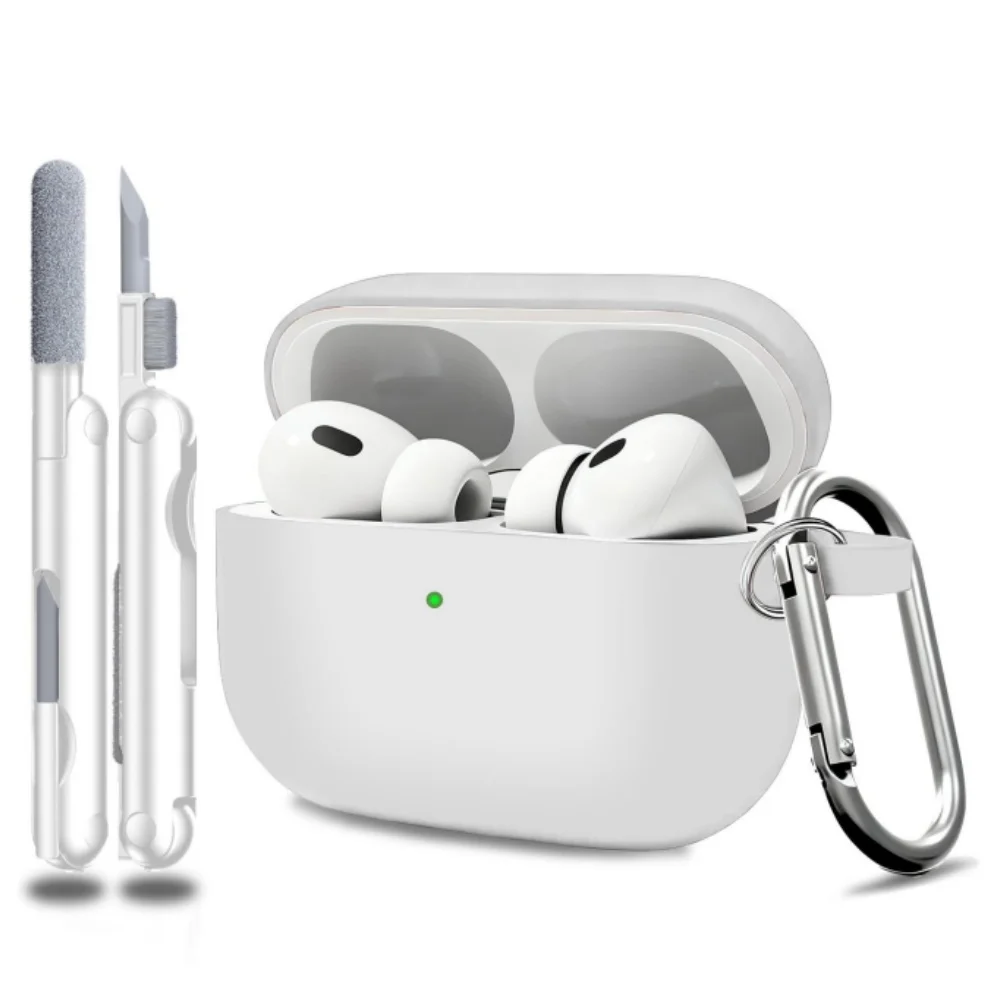 2025 für AirPods Pro 3. Generation Hülle Weiche Silikonhülle für AirPods Pro 3, Schutzhülle mit Reinigungsset für AirPods Pro 3 – Detail 26